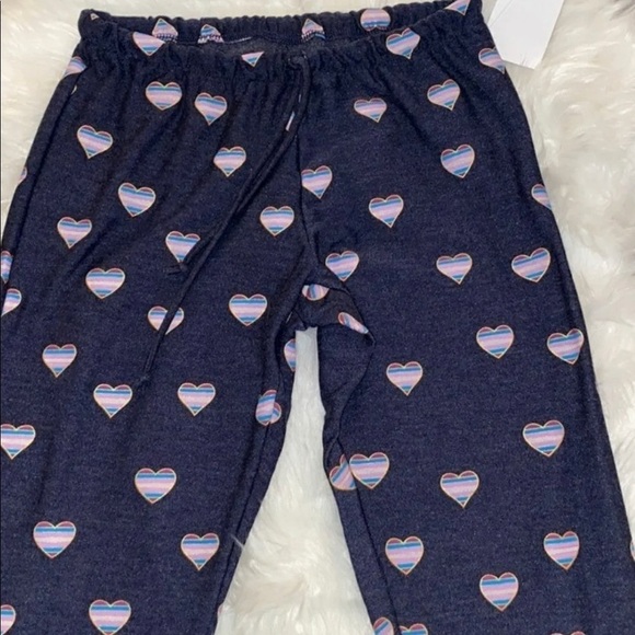 Chaser Hearts Joggers Oversized Pants Size Extra Small - Picture 5 of 9